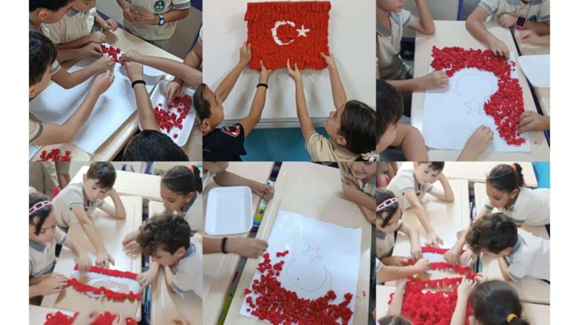 2-A sınıfımız Öğretmenleri İrem SACAN rehberliğinde Cumhuriyet’imizin 100. Yılında 2023 Türk Bayrağı Projesine katılım sağladı.